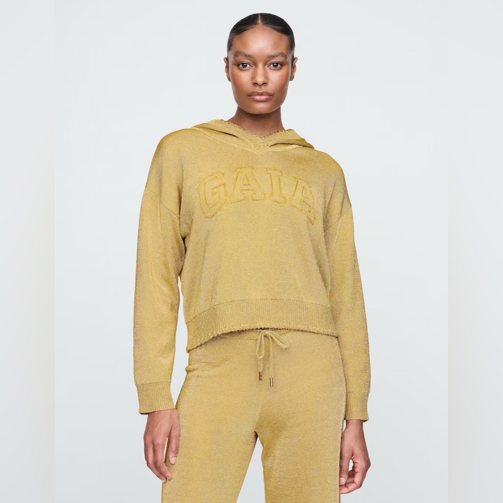 Gap × Cult Gaia Metallic Hoodie in Large NWT